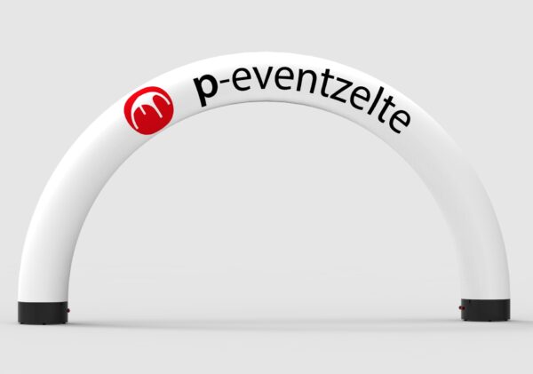 Aufblasbarer Start- und Zielbogen - Halbkreis-Design