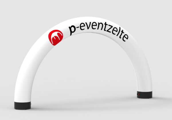 Aufblasbarer Start- und Zielbogen - Halbkreis-Design