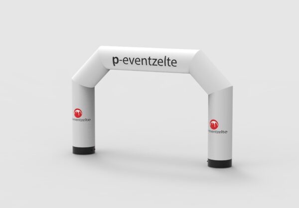 Aufblasbarer Start- und Zielbogen, kantiges Design