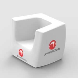 Aufblasbarer Sessel mit Lehne