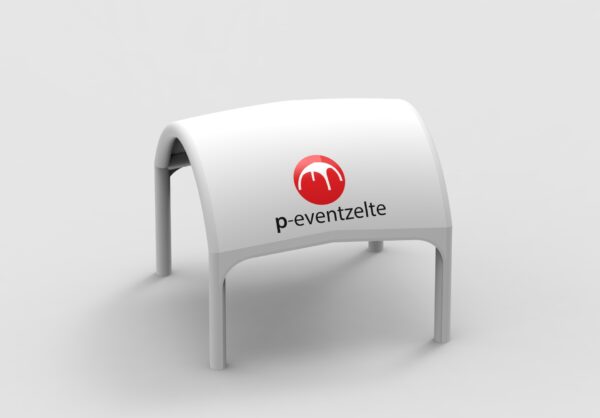 Aufblasbarer Pavillon 3x3m - Mobiler Schutz für Veranstaltungen im Freien.